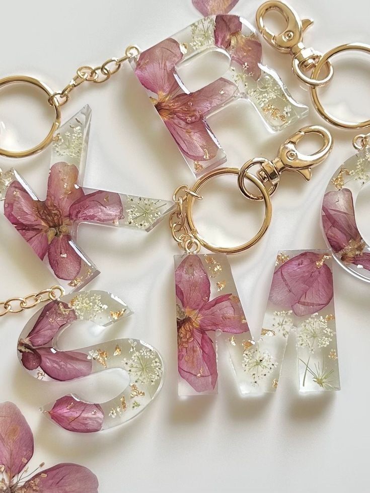 keychain Resin Art
