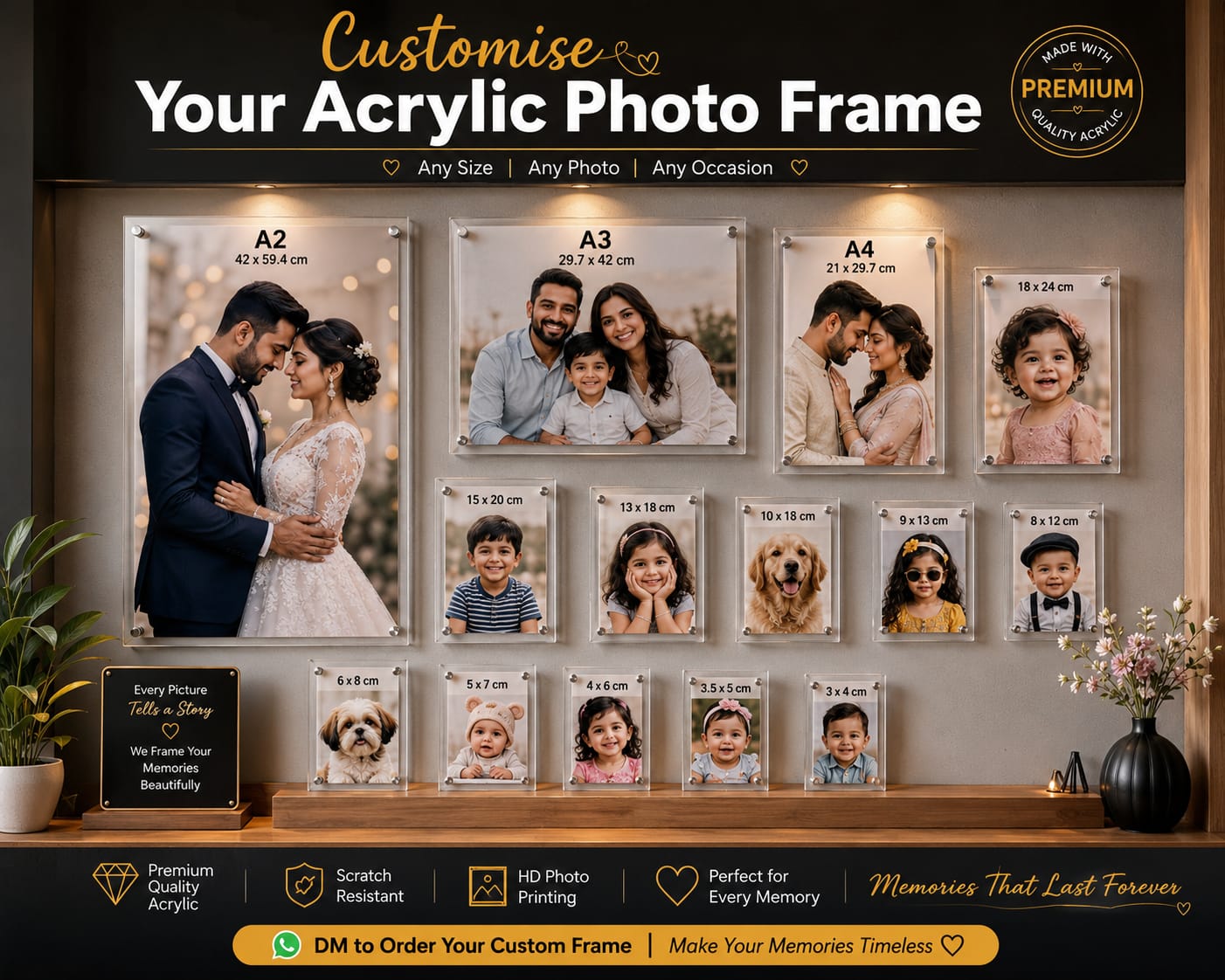 Customise Your Acrylic Photo Frame