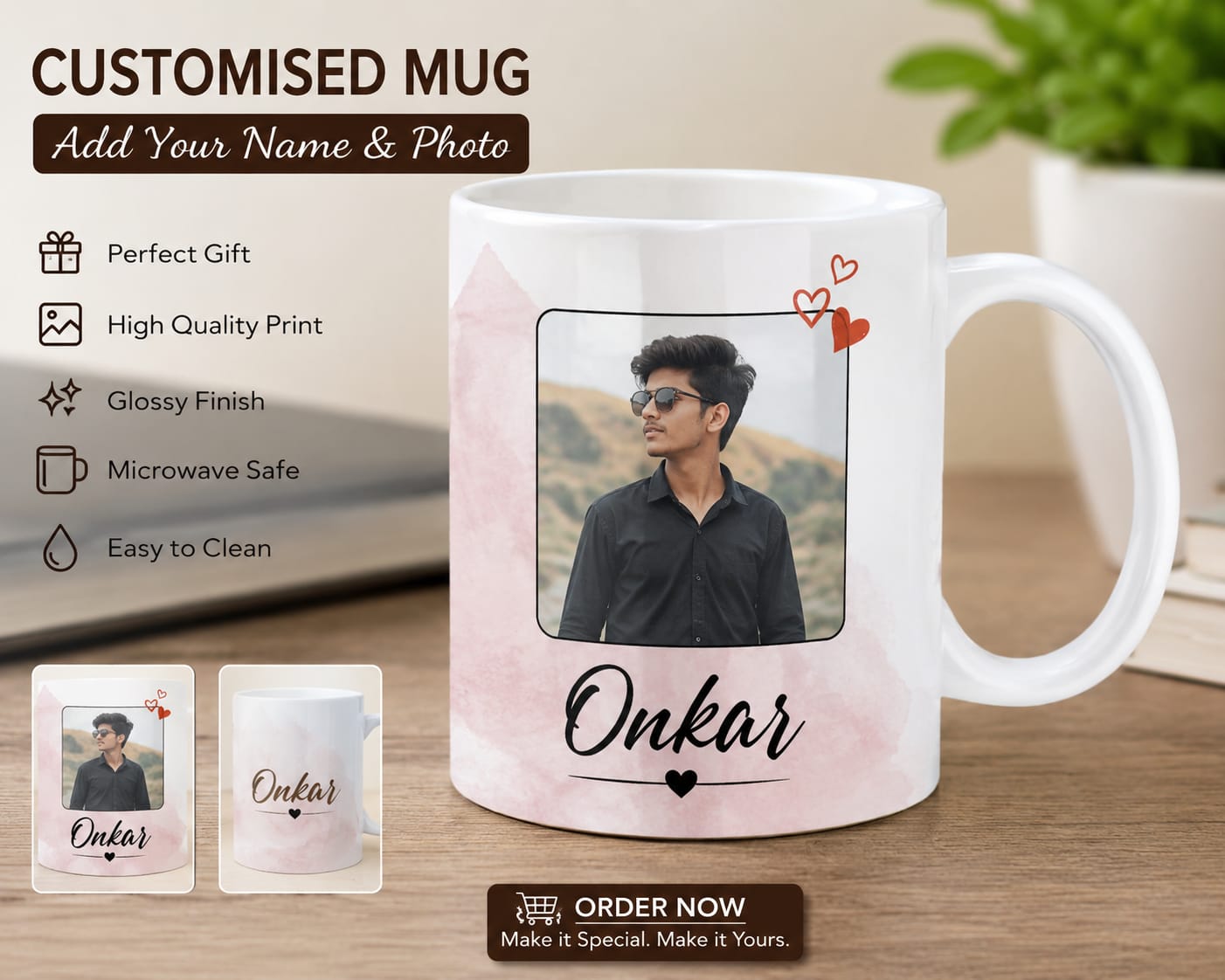 Personalized Name & Photo Mug