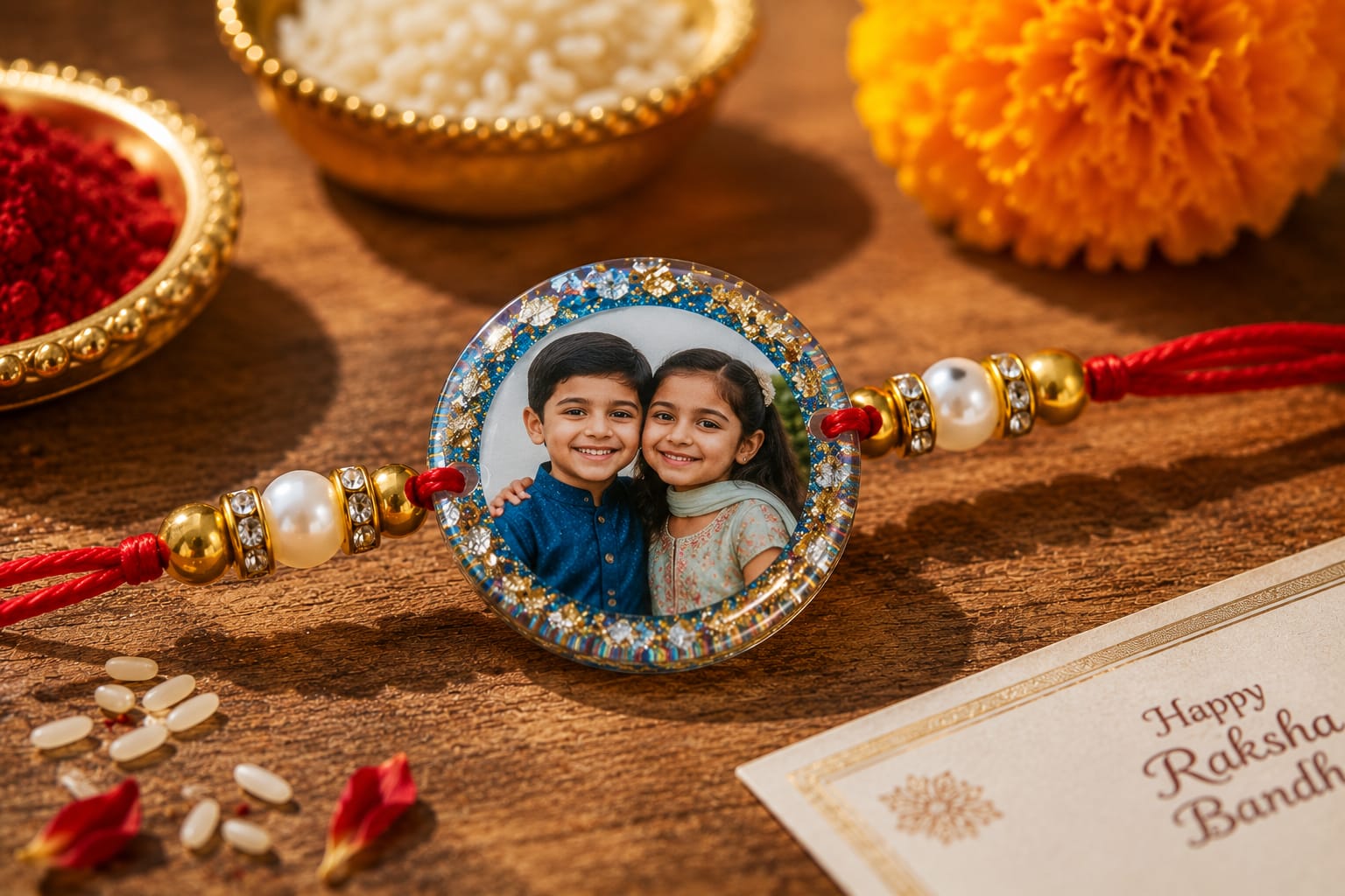 Photo Resin Rakhi