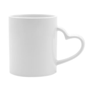 Heart Handle Customized Mug – Personalized Photo & Name Mug for Love Gifts