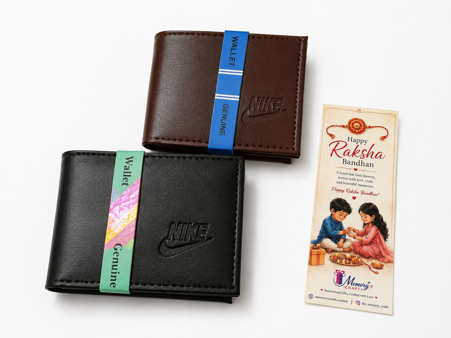 Nike Personalized Leather Wallet 🎁
