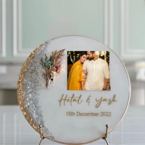 Resin Circle Frame OR Upload Your Favourite  Circle Frame Design For Personalized Gift