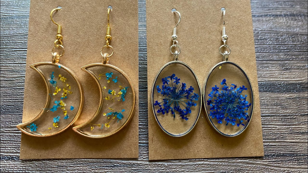Elegant Resin Earrings OR Upload Your Favourite Design For Personalized Gift